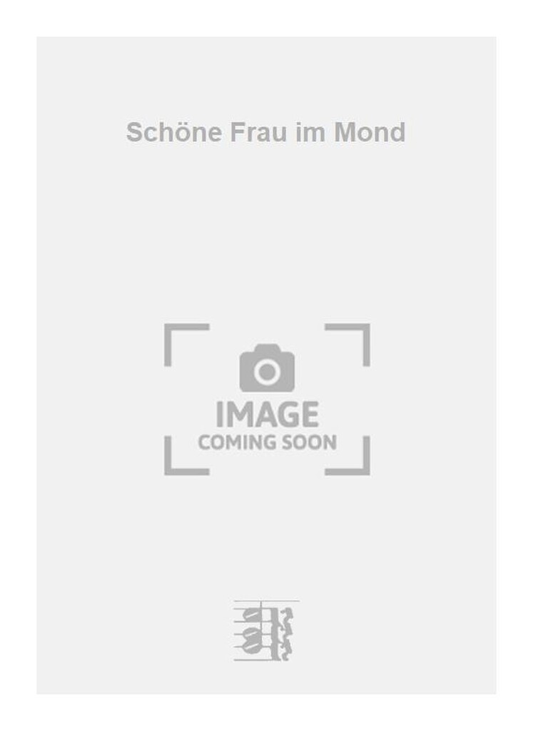 Schöne Frau im Mond